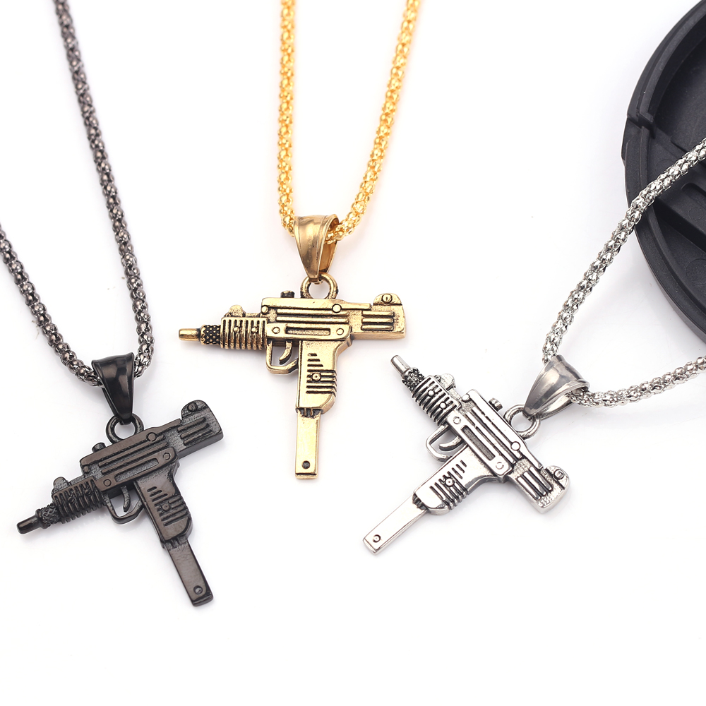 Jewelry Making Workshops - Кулон-подвеска в виде пистолета-пулемета Uzi в