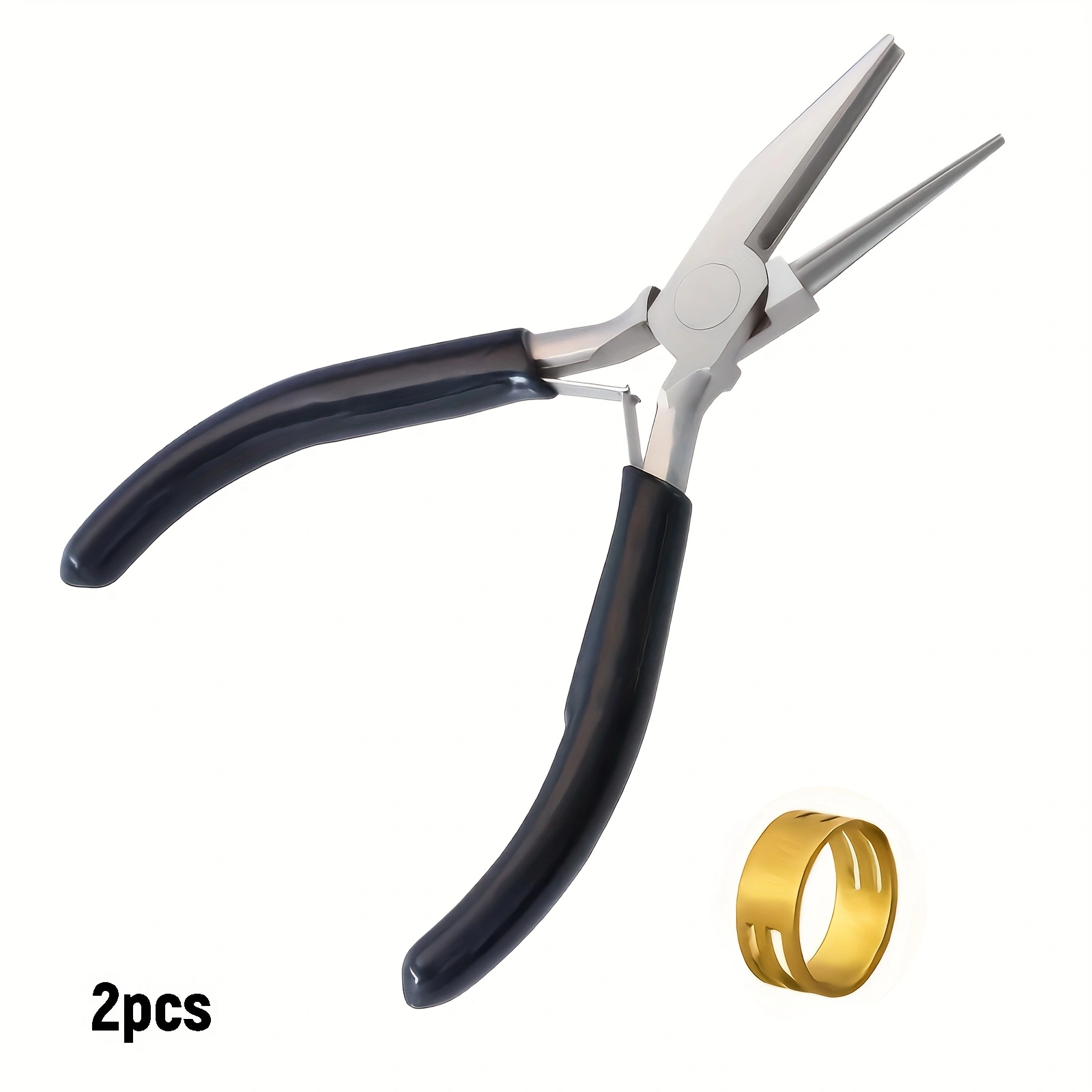Jewelry Making Loop Pliers - 2/1 пары черных острогубых плоскогубцев и
