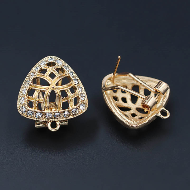 Jewelry Making Dubai - 10 пар основ для серег-гвоздиков с