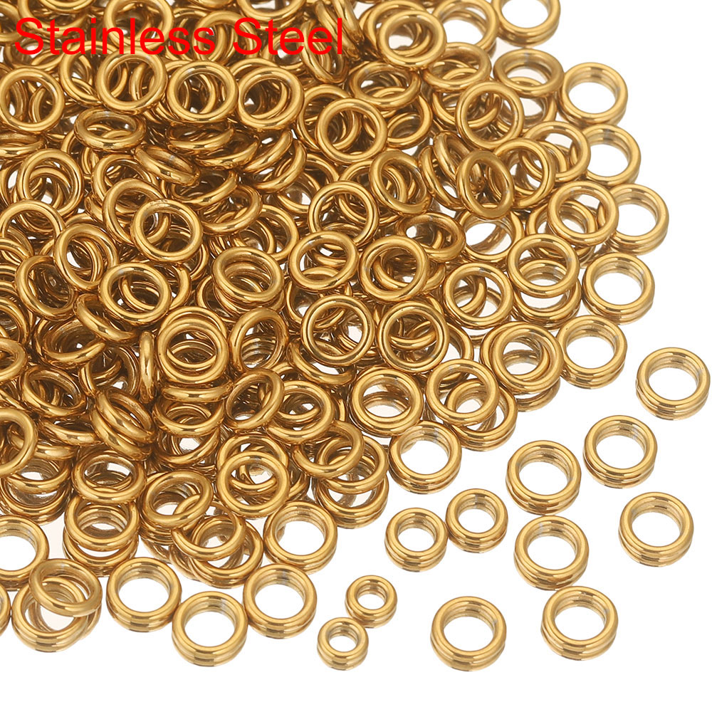 Jewelry Making Ring Tool - 50 шт., закрытые кольца из нержавеющей