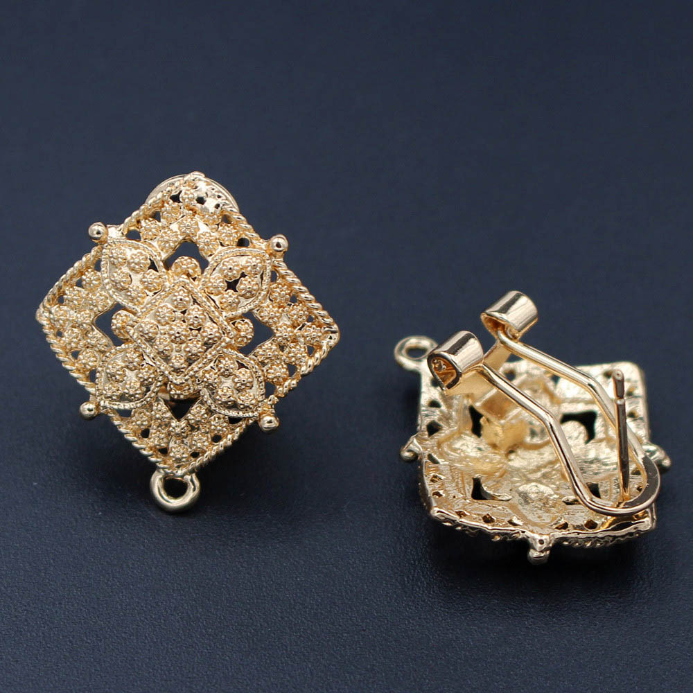 Jewelry Making Dubai - 10 пар, серьги-гвоздики с петлей, 21