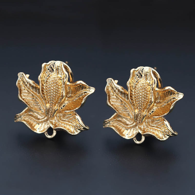 Jewelry Making Dubai - 10 пар серег-клипс с вешалкой-петлей, полый