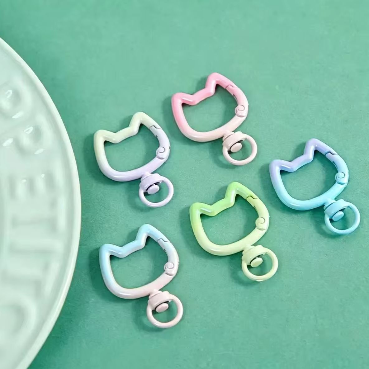 Jewelry Making Articles - 5-10 шт. градиентных милых карабинов-застежек в