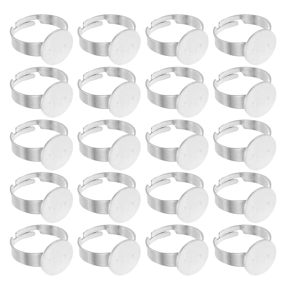 40 шт. основ для колец из нерж – обзор и цена Jewelry Making Ring Tool