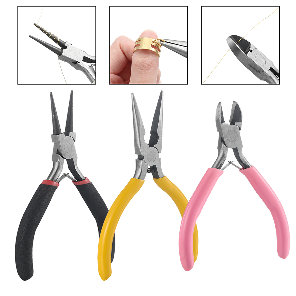 3 шт./компл., 3 стиля, плоског – обзор и цена Jewelry Making Loop Pliers